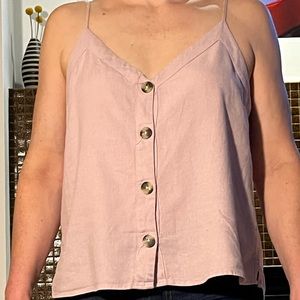 Linen tank top